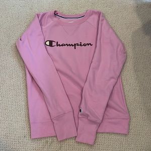Pink champion crewneck